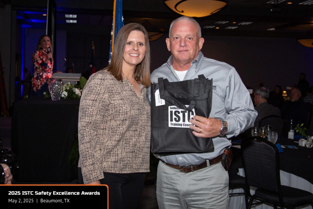 Bret Cadenhead at the 2025 ISTC Safety Awards